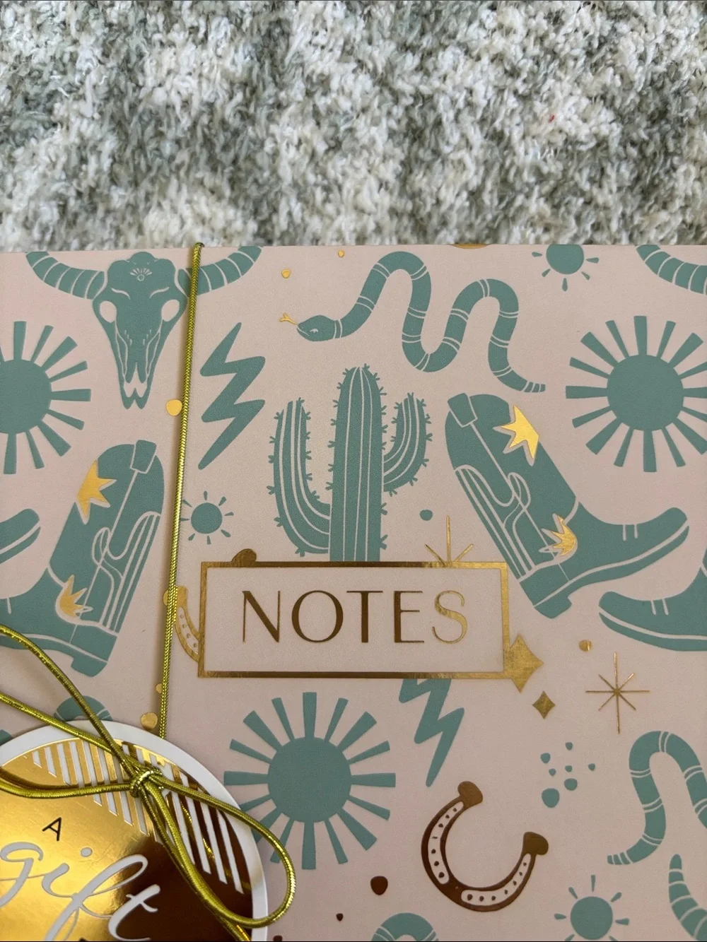 Santa Fe Western Stylized Journal Notebook NWT James Burke ~160pgs
